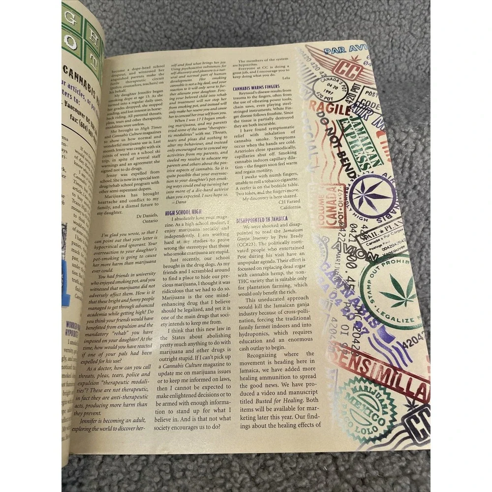 CANNABIS CULTURE MAGAZINE‎ JULY/AUGUST 2000